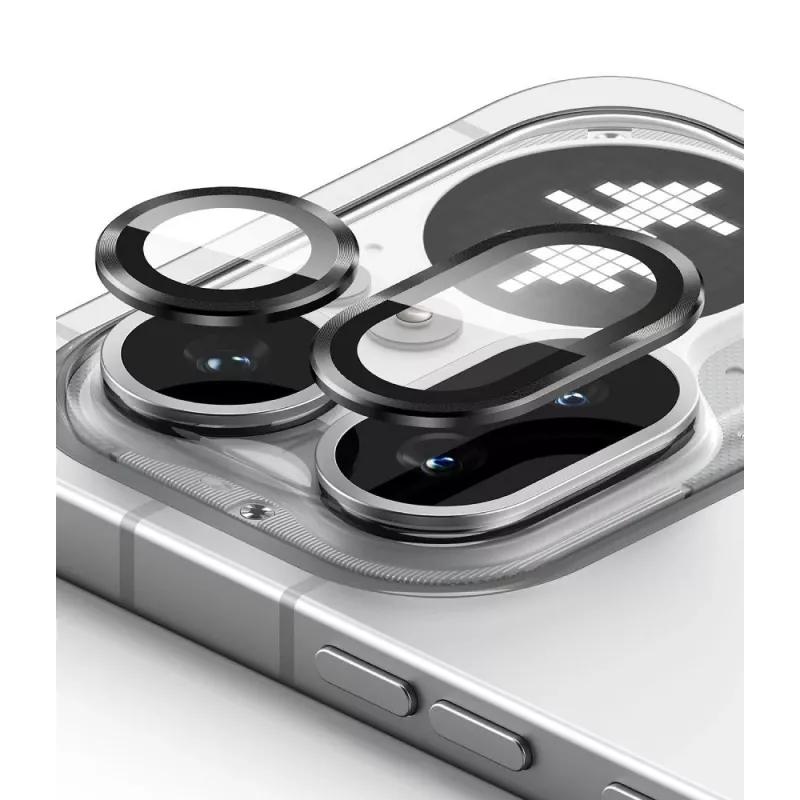 Ringke Ochrana rámika kamery 2-balenie pre Nothing Phone (4a) Pro, čierna