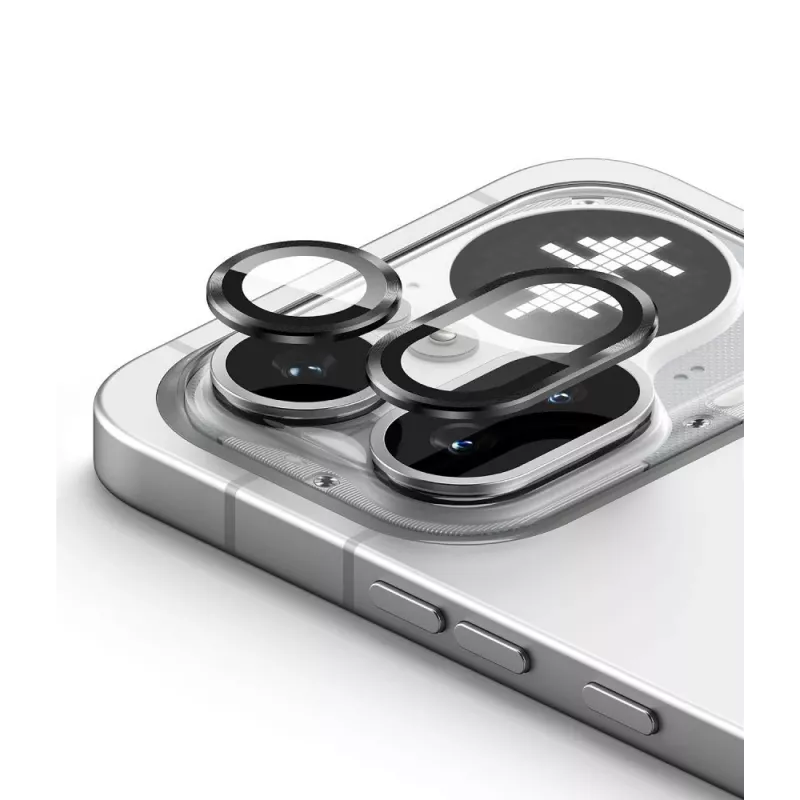 Ringke Ochrana rámika kamery 2-balenie pre Nothing Phone (4a) Pro, čierna
