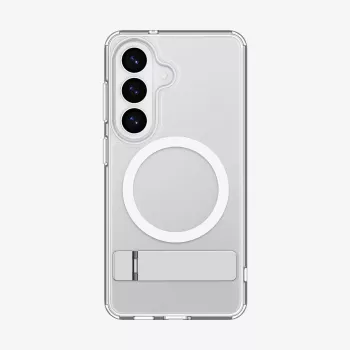 Spigen Ultra Hybrid S Mag MagSafe puzdro pre Samsung Galaxy S26+ - priehľadná biela