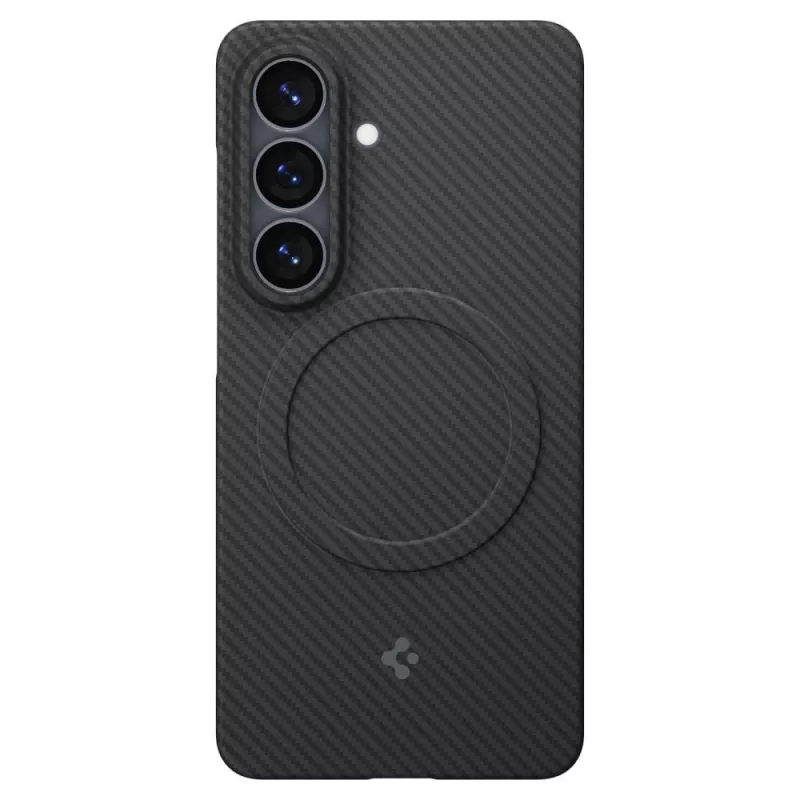 SPIGEN AirSkin Aramid Mag MagSafe puzdro pre Samsung Galaxy S26 čierna