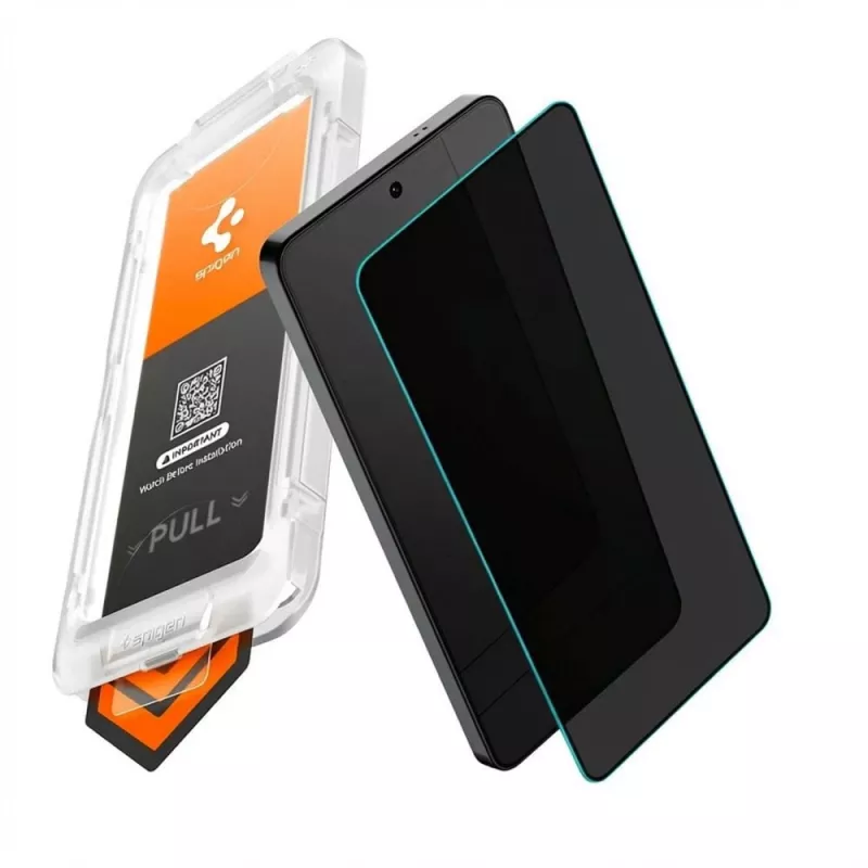 Spigen Glas.tR EZ Fit Pro AC HD Galaxy S26+ Plus Privacy ochranné sklo displeja