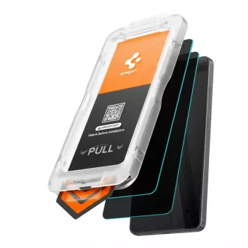 Spigen Glas.TR EZ Fit Pro AC HD Ochranná fólia z tvrdeného skla pre Samsung Galaxy S26, 2-balenie, čierna