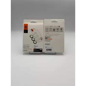 Spigen Optik Pro HD GLAS.TR EZ Fit ochrana kamery 2 ks pre Samsung Galaxy S26 - čierna