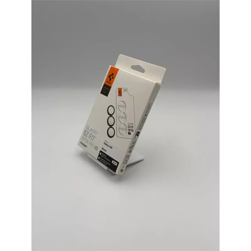 Spigen Optik Pro HD GLAS.TR EZ Fit ochrana kamery 2 ks pre Samsung Galaxy S26 - čierna