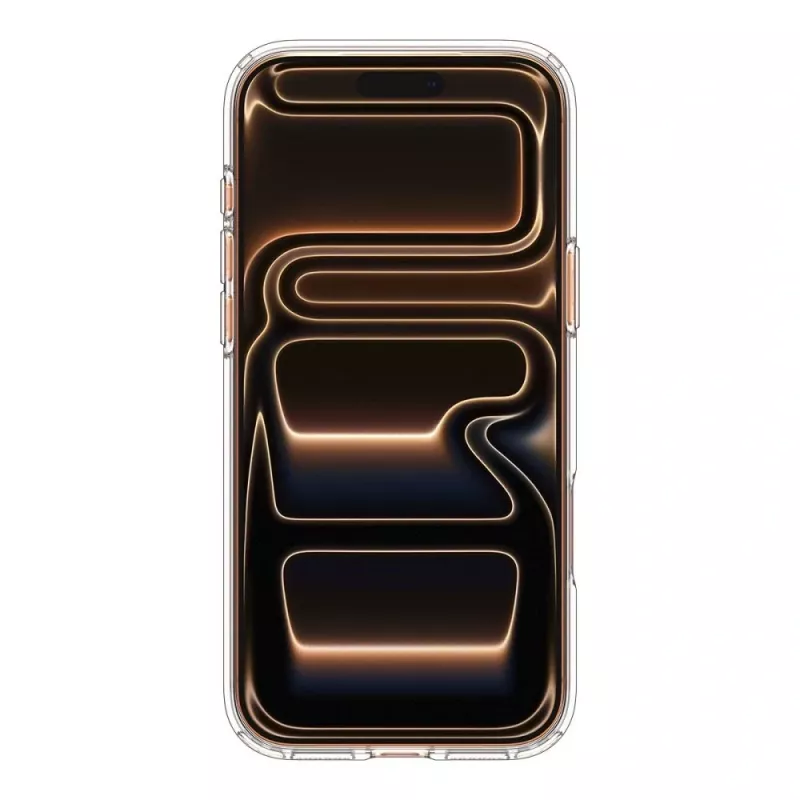Spigen Ultra Hybrid Mag MagSafe iPhone 17 Pro Max priehľadná/oranžová