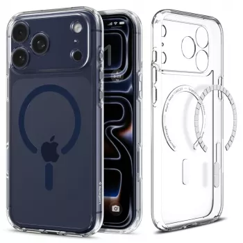 SPIGEN ULTRA HYBRID MAG MAGSAFE IPHONE 17 PRO PRIEHĽADNÁ/TMAVOMODRÁ