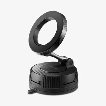 SPIGEN MFT36 VacuumLock Magnetic MagSafe držiak do auta na palubnú dosku čierny