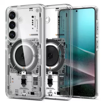 Spigen Ultra Hybrid Mag MagSafe puzdro pre Samsung Galaxy S26+ Neo One - transparentné