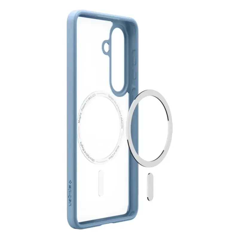 Spigen Ultra Hybrid Mag MagSafe puzdro pre Samsung Galaxy S26+ - Crystal Clear Blue