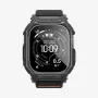 Spigen Rugged Armor & tvrdené sklo Apple Watch Ultra 1 / 2 / 3 (49 mm) matná čierna