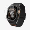 Spigen Rugged Armor & tvrdené sklo Apple Watch Ultra 1 / 2 / 3 (49 mm) matná čierna