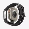 SPIGEN Liquid Air Pro & tvrdené sklo Apple Watch Ultra 1 / 2 / 3 (49 mm) čierna