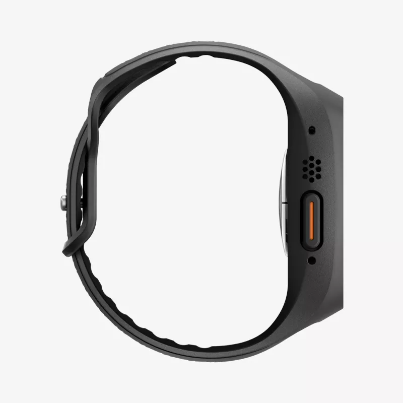 SPIGEN Liquid Air Pro & tvrdené sklo Apple Watch Ultra 1 / 2 / 3 (49 mm) čierna