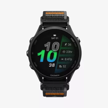 Spigen Athlex Air Garmin QuickFit 22 mm remienok na inteligentné hodinky aktívna čierna/oranžová