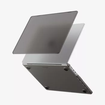 Spigen AirSkin MacBook Pro 16 M1-M5 / M5 Pro / M5 Pro Max 2021-2026 mrazivo čierna