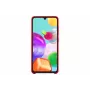 Samsung Galaxy A41 Silicone Cover Case červená