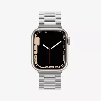 Spigen Modern Fit Link náramok pre Apple Watch 42/44/45/49mm - strieborný