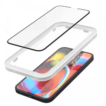 Spigen AlignMaster Glass Full Coverage ochranná fólia displeja pre Apple iPhone 13/13 Pro/14/16E/17E čierna (2 balenie)