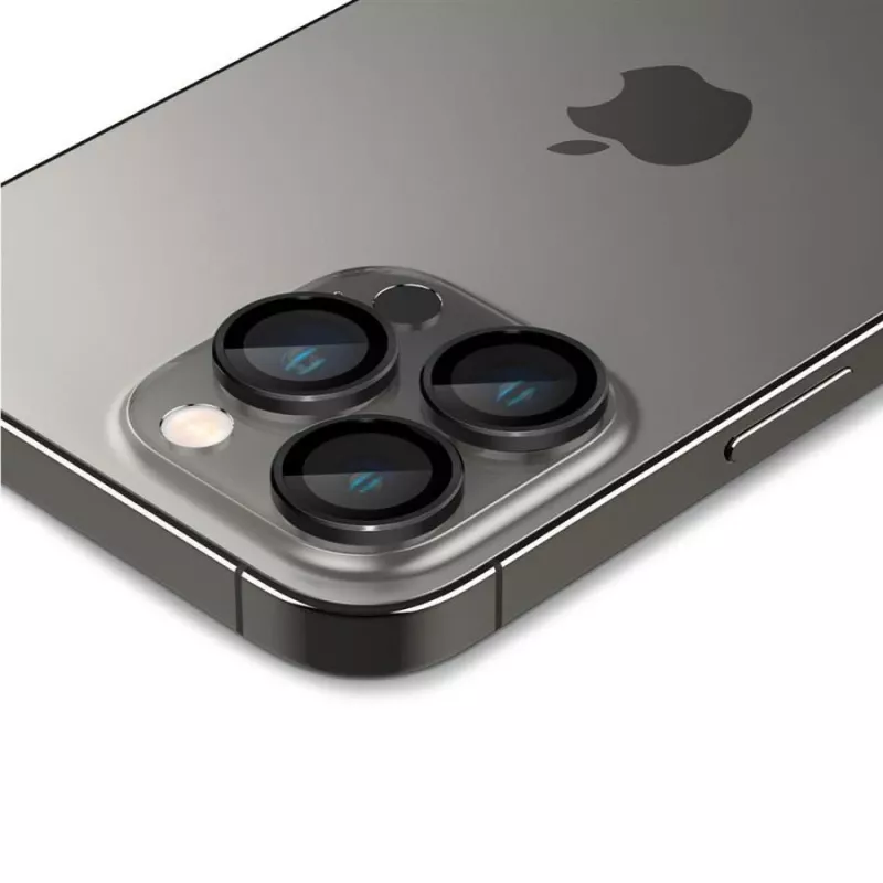 Spigen Optik.TR EZ Fit Camera Protector 2 balenie pre iPhone 14 Pro / 14 Pro Max - čierna