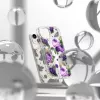 Ringke Fusion Design Hybrid Protective Case pre Apple iPhone 14 Plus, transparentné s Purple Rose rámom, certifikované MIL-STD 810G-516.6