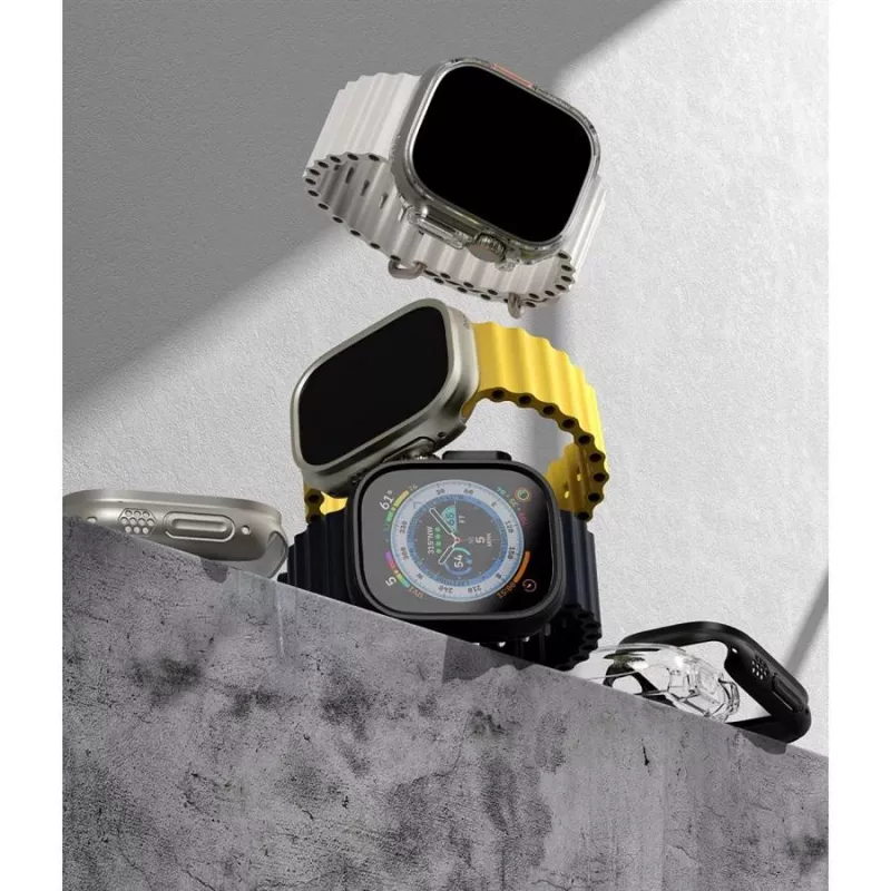 Ringke Slim 2 balenie Apple Watch Ultra (49 mm) Clear & Titanium Grey