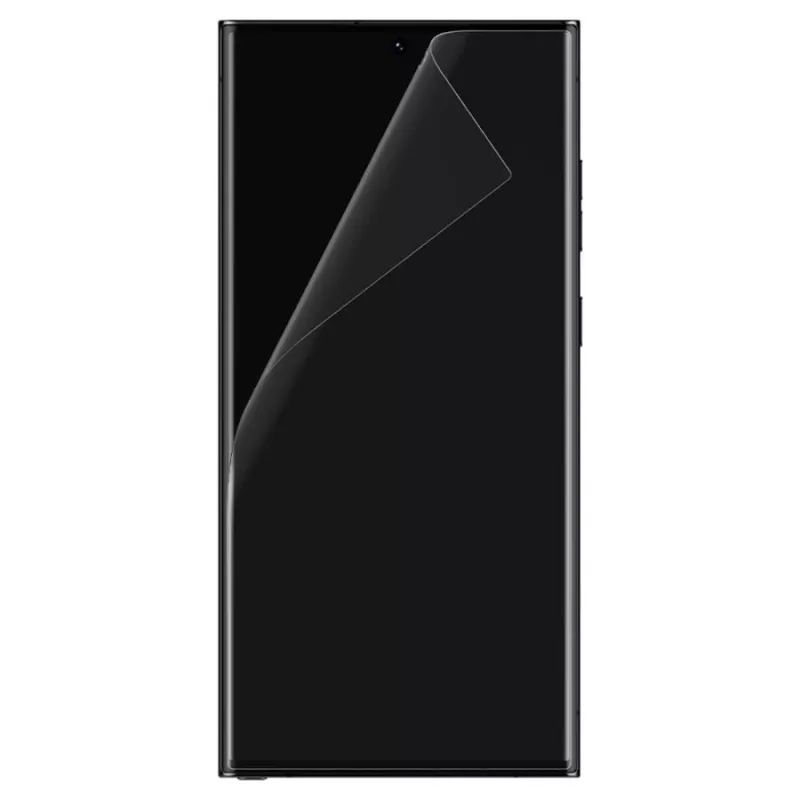 Spigen Neo Flex ochranná fólia displeja pre Samsung Galaxy S23 Ultra (transparentná) - balenie 2 ks