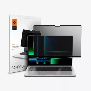 Spigen Safe View Privacy Screen Filter pre MacBook Pro 14 palcov (2021-2026)