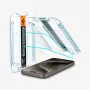 Spigen GLAS.tR EZ FIT balenie 2 ks tvrdené sklo ochranné sklo displeja pre iPhone 15 Pro