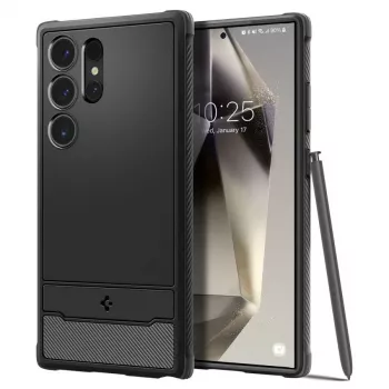 Spigen Rugged Armor puzdro pre Samsung Galaxy S24 Ultra - matná čierna
