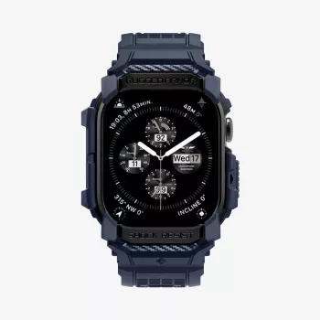 SPIGEN RUGGED ARMOR PRO APPLE WATCH 10 / 11 (46 MM) NÁMORNÍCKA MODRÁ