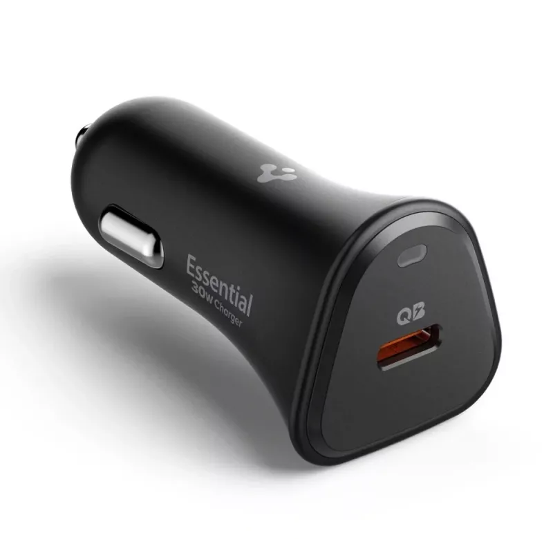 SPIGEN ESSENTIAL EV301 1-PORT AUTONABÍJAČKA 30W ČIERNA