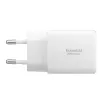 SPIGEN ESSENTIAL EE202EU 2-PORT SIEŤOVÁ NABÍJAČKA 20W BIELA