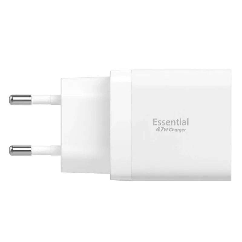 SPIGEN ESSENTIAL EE472EU 2-portová sieťová nabíjačka 47W biela