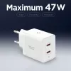 SPIGEN ESSENTIAL EE472EU 2-portová sieťová nabíjačka 47W biela
