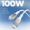 Spigen Essential USB-C na USB-C kábel 100W 1m biely