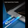 SPIGEN Essential USB-C na USB-C kábel 240W 120cm biely