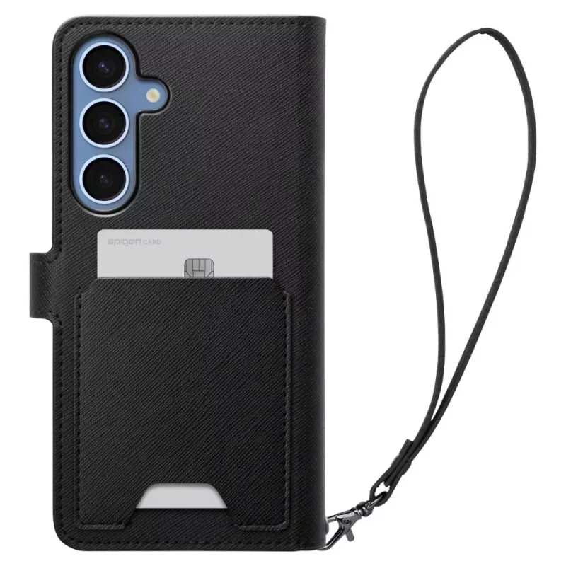 SPIGEN Wallet S puzdro na Samsung Galaxy S25+ Plus čierne