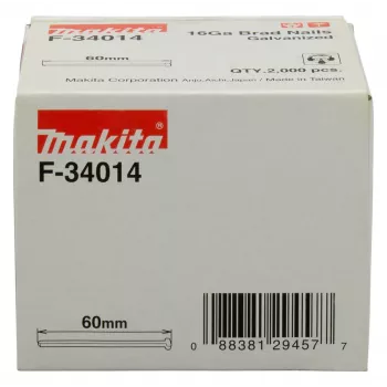Makita F-34014 klince 60mm 2000 ks pozinkovaná oceľ