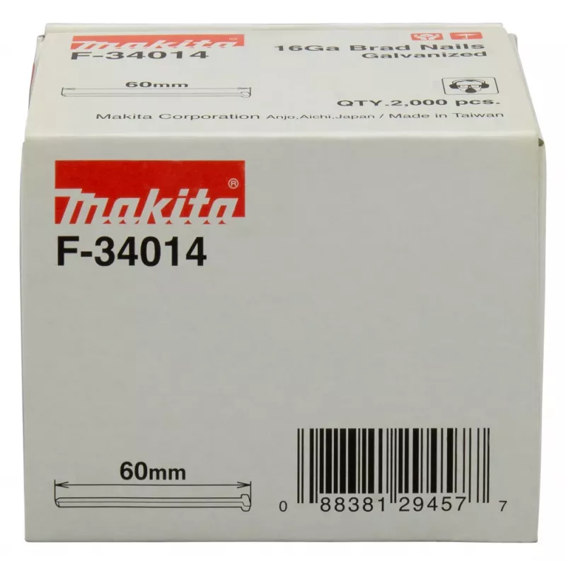 Makita F-34014 klince 60mm 2000 ks pozinkovaná oceľ