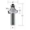 Makita zaobľovacia fréza - 19 mm