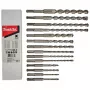 Makita sada vrtákov SDS-PLUS do kladiva 14-dielna (5-14 mm) v plastovom kufríku D-71956