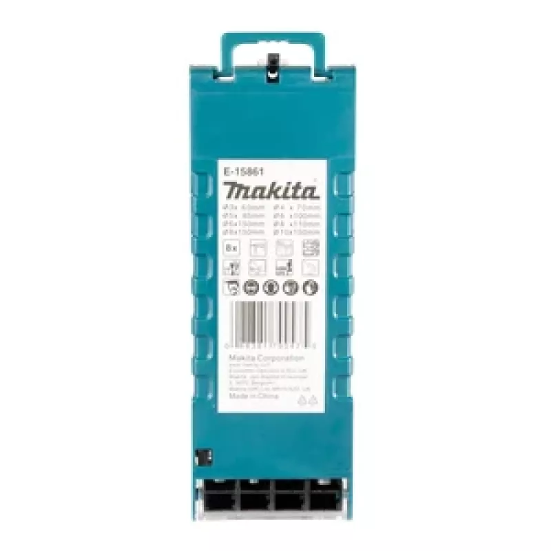 Makita E-15861 SDS-Plus sada vrtákov a bitov 8-dielna, s hrotmi z tvrdokovu