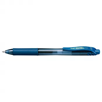 Pentel EnerGel X guličkové pero s mechanizmom - tmavomodrý atrament - 0,7 mm - stredný hrot - pre pravákov aj ľavákov