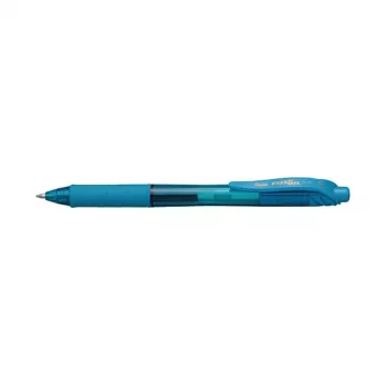 Pentel EnerGel X guličkové pero s mechanizmom - modrý atrament - 0,7 mm - modré telo - plast - pre pravákov aj ľavákov