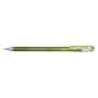 Pentel Hybrid Dual Metallic gélové pero - zlaté - 1,0 mm - s uzáverom