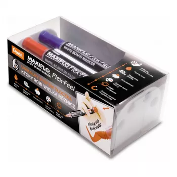 Pentel Maxiflo Flex-Feel fixka na bielu tabuľu MWL5SBF-BX červená
