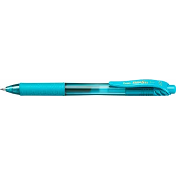 Pentel EnerGel X guličkové pero s mechanizmom - tyrkysová - 0,7 mm - stredný hrot - obojručné