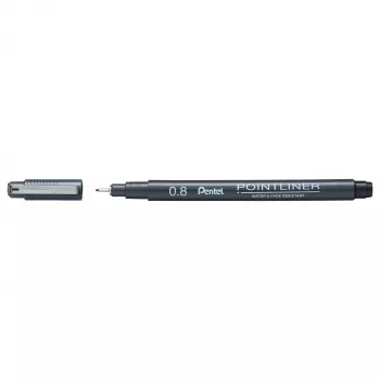 Pentel Pointliner tenká fixka čierna 0,8 mm