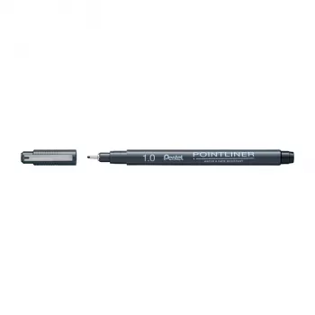 Pentel tenká fixka pigmentová 1,0 mm čierna