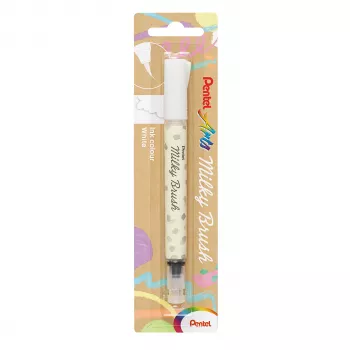 Pentel Milky Brush Pen biela